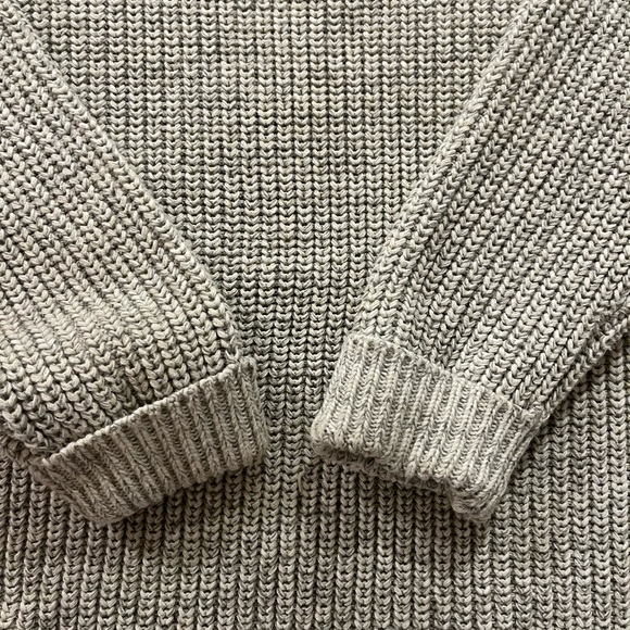 Noisy may Gray and White Knitted Sweater Dress - Picture 8 of 8